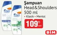 HEAD & SHOULDERS ŞAMPUAN 500 ML